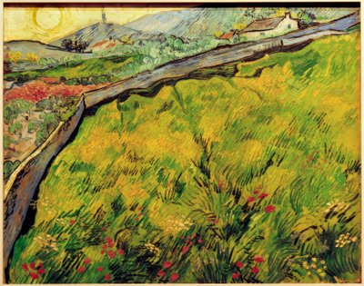 Saatfeld bei Sonnenaufgang von Vincent van Gogh